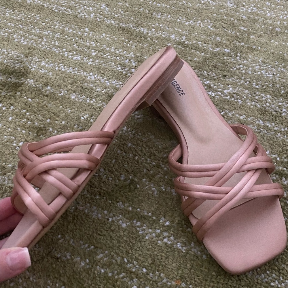 L'agence Blush Strappy Sandals - Picture 2 of 5